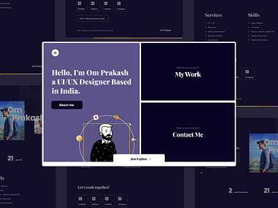 My Portfolio app design ui uidesign uidesigner uidesigns uiux uiuxdesign user userexperience ux
