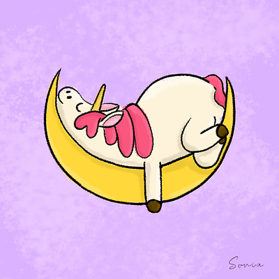 El Unicornio Dormilón art design drawing illustration unicorn wacom