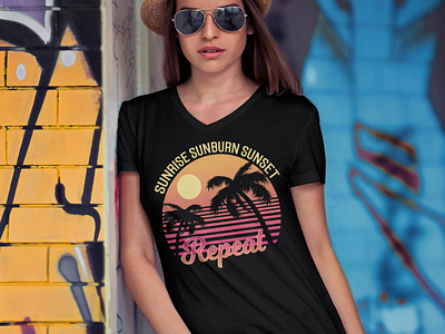 Sunrise sunburn sunset repeat t shirt design custom t shirt design design drawing graphic design hot summer design hot summer t shirt illustration repeat t shirt summer summer funny tees summer hot tshirt design summer party summer t shirt summer t shirt design summer tshirt sunset t shirt t shirt design t shirt illustration typography