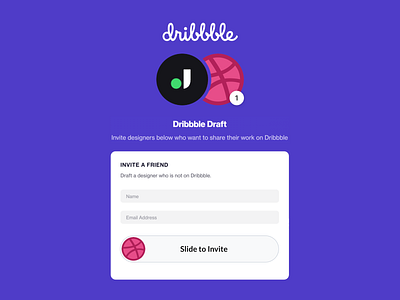 1 Dribbble Invitation! design designers dribbbleinvitation dribbblinvite dribblbe invitations