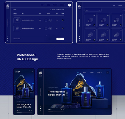 Yaqut Oud & Perfumes brand branding design graphic design illustration logo ui ui design uiux ux ux design web website