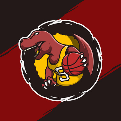 The Rex adobe character design graphic design illustration illustrator logo mascot mascot design mascot logo t rex vector