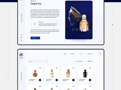 Yaqut Oud & Perfumes animation brand brand identity branding design graphic design illustration logo online marketing sketch ui ui ux ui design uidesign ux ux design uxdesign vector web website