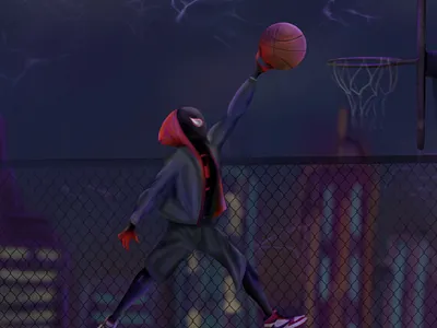 Jordan Spidey digital art illustration jordans spiderman