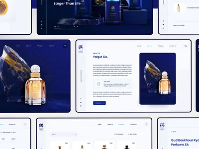 Yaqut Oud & Perfumes app brand branding design graphic design icon illustration logo typography ui ui design uidesign uiux ux uxui web web design webdesign website