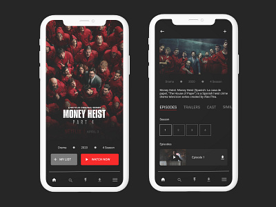 TV App UI | Daily UI 25 daily 100 challenge daily ui 25 dailyui dark mode dark ui design figma netflix tv app ui ux uidesign visual design