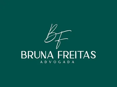 Bruna Freitas Advogada branding design logo