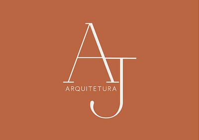 AJ Arquitetura archtecture branding design illustrator logo