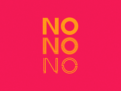 no? yes! artwork awesome clean crazy creative digitalart fusion graphic design identity illustration logo logo design logopron mark merger minimal poster red typography wow