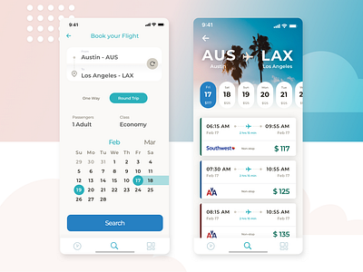 Flight Search dailyui