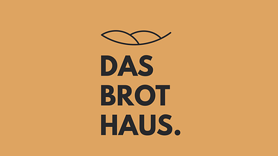 Das Brot Haus bakery bakery logo branding design illustrator logo