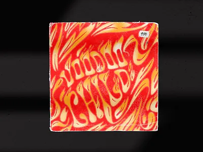 Voodoo Child - Jimi Hendrix design lettering script type typography