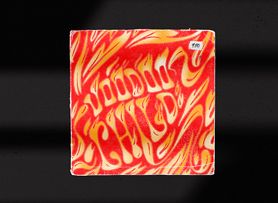 Voodoo Child - Jimi Hendrix design lettering script type typography