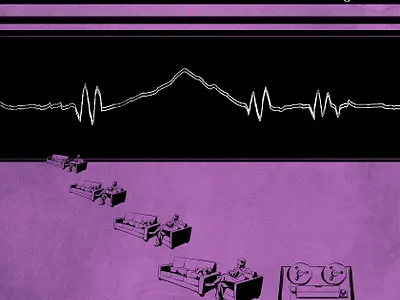 The Lathe of Heaven design illustration line retro sci fi vintage