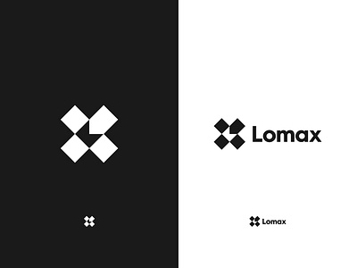 Lomax brand identity identity logo logo design logo mark monogram monogram design