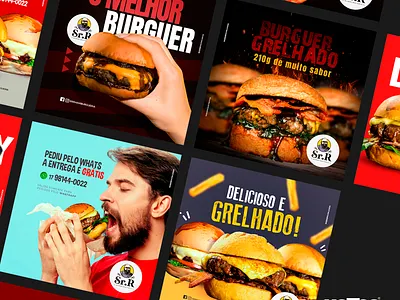 Beat the hunger! branding burger design digital food graphic design illustration instagram post layout marketing post social media design