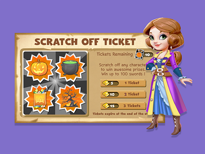 Halloween Interface app design game art icon design iconography illustration ui