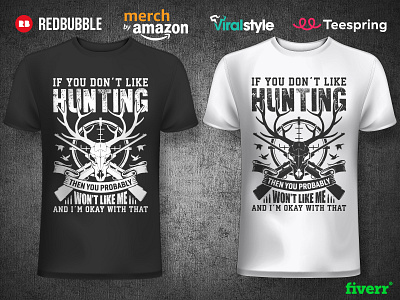 Hunting T-shirt Design adventure t shirt antlers deer deer hunting deer skull design grungy hiking hunter hunting hunting t shirt mens hunting tees merch merchandise rifles t shirt t shirt art t shirt design t shirt designer typography