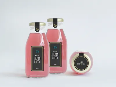 ASOUE: Cafe Salmonella Bottle art deco badge book bottle brand brand identity branding logo packaging design restaurant retro vintage water