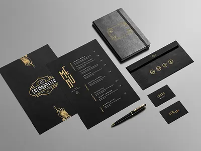 ASOUE: Cafe Salmonella Menu and Stationary art deco book book series brand identity branding dark drink food logo luxury menu print restaurant retro typography vintage wine