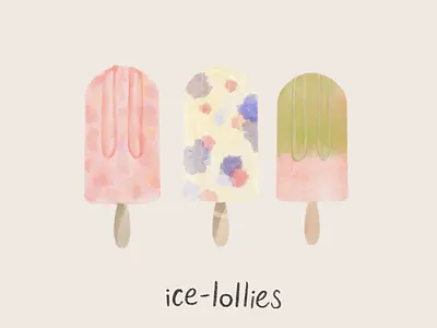Ice Lollies illustration