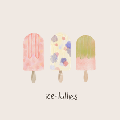 Ice Lollies illustration