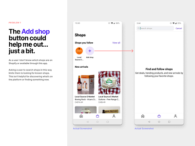 Four fixes - a little Shop app audit audit case study exercise fixes markup shop shopify