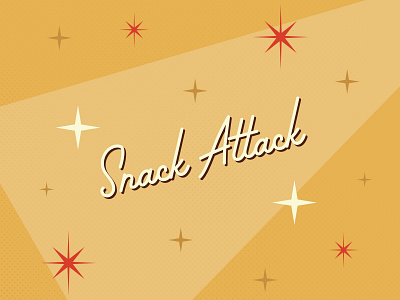 Snack Attack Series 1950s 1960s affinity affinity designer design graphic design hoodfonts palm canyon drive retro retrodesign typogaphy typographic typography design