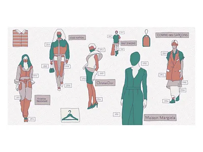 SECOND-FASHION adobe photoshop artwork branding design fashion flat graphic illustration vintage woman