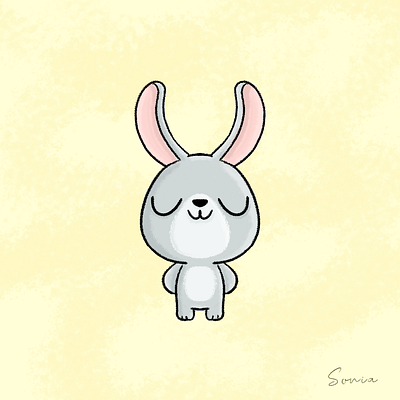 Bell el Conejo art creative drawing illustration photoshop wacom
