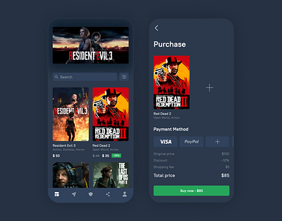 Redesign Steam Concept shopping app steam steam app steam redesign