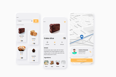 Food delivery app 100daysofui dailyui design figma figmaafrica figmadesign food app mobile ui