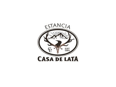 Estancia brand branding business casa deer hunting logo logo design ranch red deer