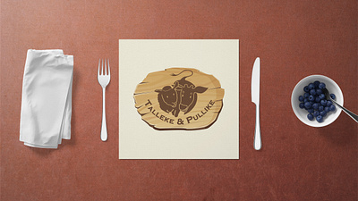 Talleke ja Pullike logotype design logo logotype restaurant