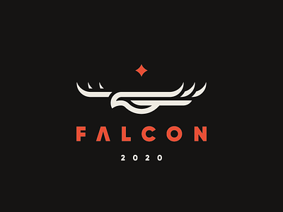 Falcon bird eagle logo