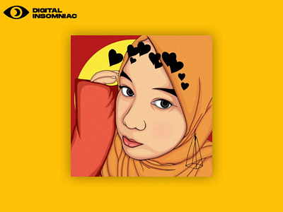 Custom illustration : @julfanaswa_ drawing illustration sketch vector vexel