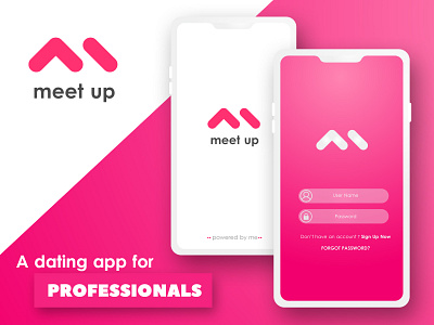 Meet Up illustrator mobile ui