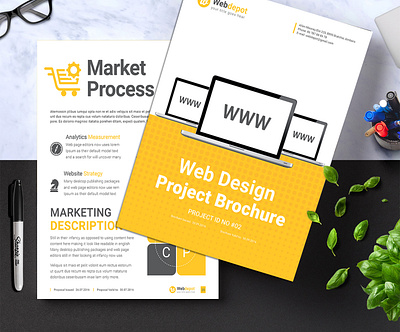 Web Design Brochure behance brochure brochurelayout brochuretemplate company digitalbrochure documents graphicdesign layoutdesign magazine mockup pricingpackages promotion proposal web webdesign webdesignagency website websitebrochure yellow