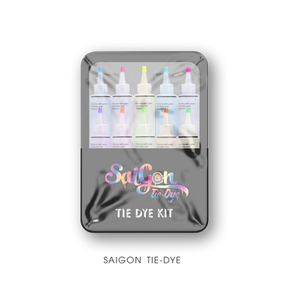 SaiGon Tie-Dye brand identity branding design illustraion logodesign packagedesign photoshop vector