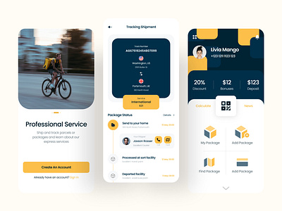 Shipment Tracking App #2 adobexd app app design cargo clean delivery goods new online order popular road shipment schedule shipment shipment app tracking app tracking number truck ui ui ux