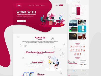 sribu branding design webdesign website concept website design