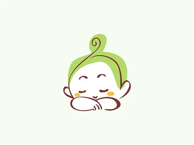 Mansyurina Logo green kids lineart logo