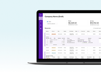 Removing billing complexity for Cloud Service Providers b2b case study cloud design saas ui ux web