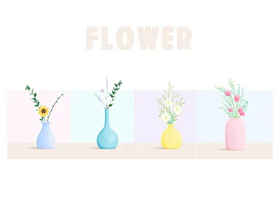 北欧风干花 illustration