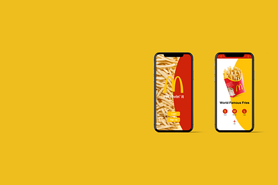 mcdonald UI mobile app app art branding design flat illustration logo ui ux vector