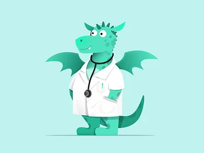 [COMMISSIONED] Series of Dragon Illustration for a Book art artwork book character character design creative creatives design designmnl digital illustration doctor dragon green illustration illustration art illustration design illustration digital sketch sketchapp vector