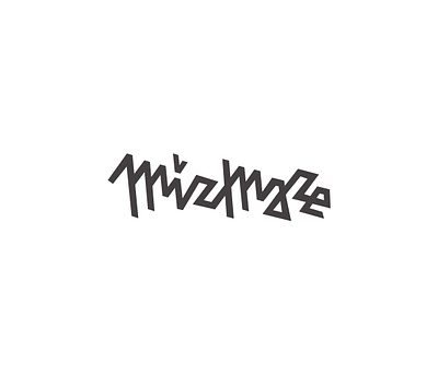 Mizmaze logotype branding design logo logotype design product design typography vector