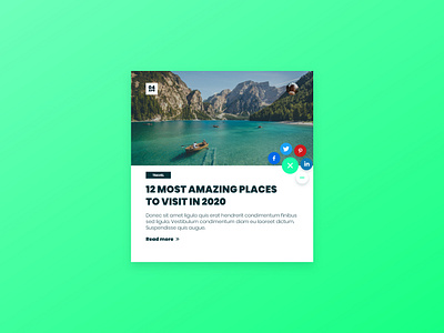 Daily UI - 010 - Social Share concept dailyui design social share ui ux uxdesign web webdesign website