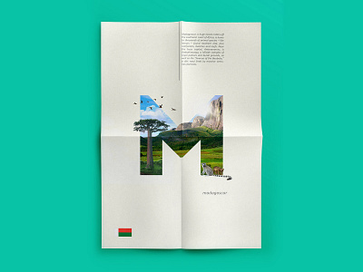LETTRAVEL - Around the world with type - Madagascar a2z abstract country countryside madagascar portfolio poster poster a day poster art poster design tour tourism type typeface typo typogaphy typography