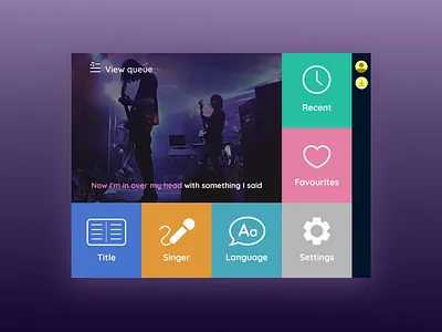 Daily UI 25 TV App app daily dailyui design karaoke tv tv app ui